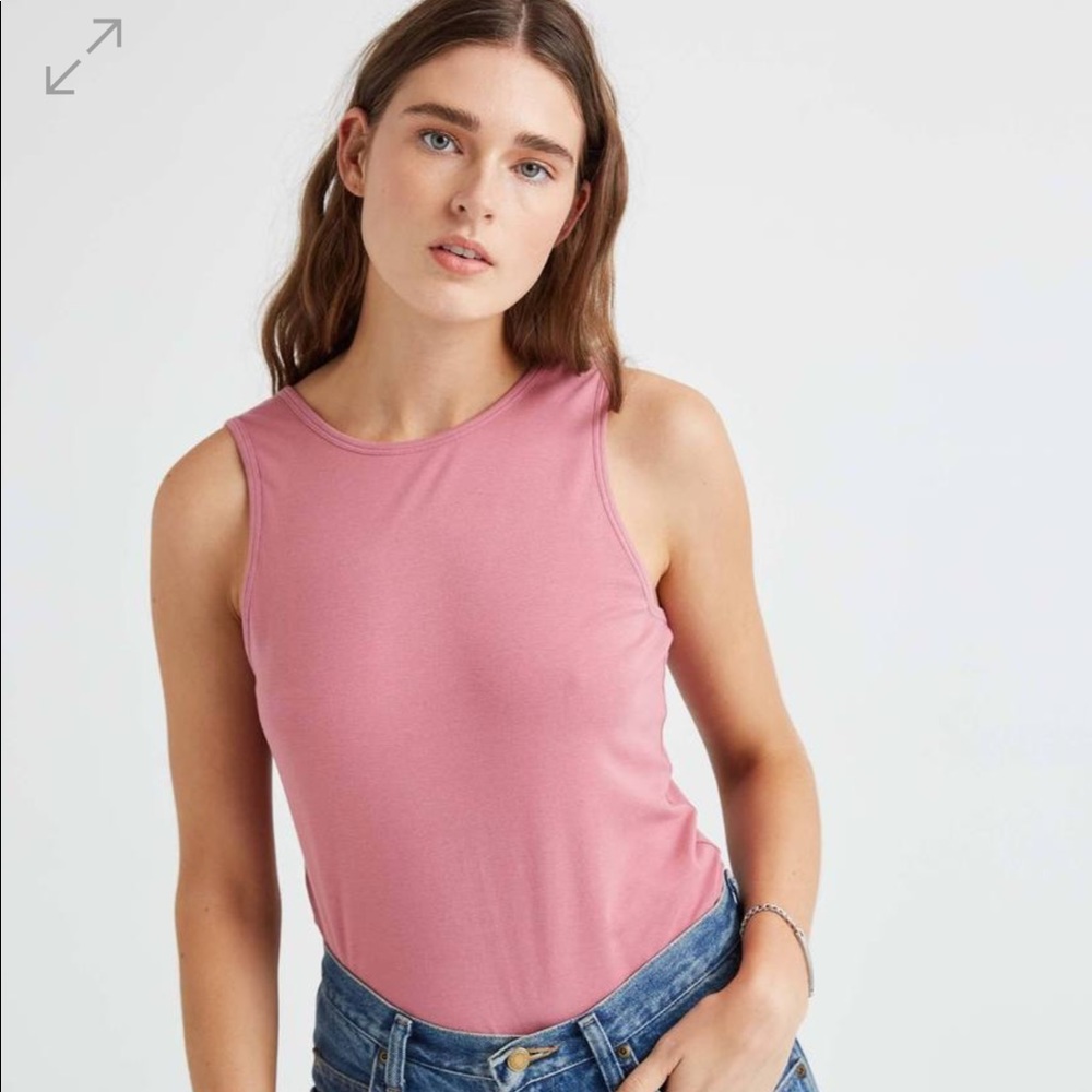 Women’s fitted racer front tank, Richer Poorer